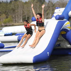 Tobogán Acuático Inflable Comercial para Verano, Parque Acuático Flotante, Juego Deportivo para Adultos, Mini Tobogán Inflable para Piscina - Product Image 3