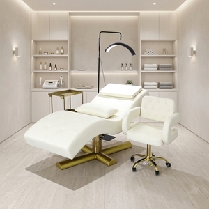 Table de massage et de soin pliable moderne en métal pour spa, salon de beauté et salle de sport - Product Image 3