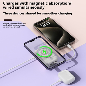 Power Bank Ultra Sottile Mini 10000mAh 22.5W Ricarica Rapida Caricabatterie <span class=keywords><strong>Portatile</strong></span> con Cavo Integrato <span class=keywords><strong>Batteria</strong></span> Extra per <span class=keywords><strong>Smartphone</strong></span> - Product Image 5