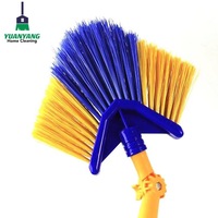 Brosse à plafond triangulaire réglable Yuanyng, balai à toile d'araignée, utilisation intérieure et extérieure, brosse en plastique pour plafond