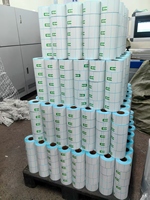 Kertas Label Pengiriman Thermal Langsung Ukuran Khusus 4X6 A6 untuk Mesin Cetak Bluetooth Nirkabel