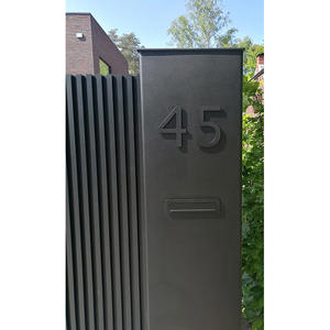 <span class=keywords><strong>Portail</strong></span> d'entrée moderne en aluminium avec moteur, profilés en aluminium USA, soudé, grand format, vente chaude - Product Image 3