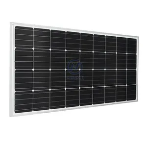 Panel surya 12 v hitam 180 watt dari berkembang pesat dari salah satu perusahaan PV pertama di Tiongkok