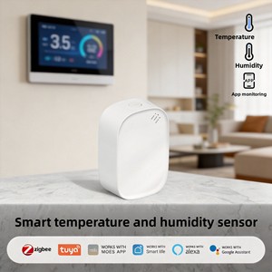 Tuya <b>Smart</b> Home Temperature & Humidity Sensor App <b>Control</b> <b>Remote</b> Monitoring Security Alerts Technology Connects Wirelessl - Product Image 5