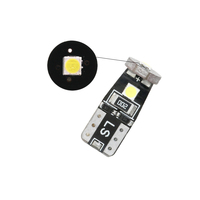 Lampes LED RCJ T10 3030 3SMD Canbus sans polarité 2W, blanc, 12V, certifiées CE, pour plaque d'immatriculation, intérieur, feux de stationnement