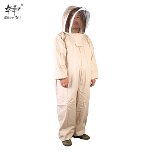 Nuevos trajes de <span class=keywords><strong>apicultura</strong></span> de algodón en ropa de apicultor marrón o blanco - Product Image 2