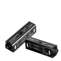 Isolateur audio 6,35 mm, filtre de boucle de masse, éliminateur de bruit passif en métal pour amplificateur de guitare, mixeur, système audio jack 1/4 pouce