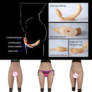 Silikon gerçekçi sahte vajina asansör kalça seksi külot kedi <span class=keywords><strong>Transgender</strong></span> şekillendirici pantolon Crossdress Transvestite için popo külot - Product Image 6