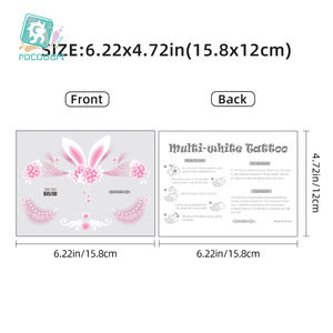 Verjaardagsfeestje Benodigdheden Gunsten Dinosaurus Tijger <span class=keywords><strong>Panda</strong></span> Gezicht Tatoeages Verf Voor Kinderen Jongens Meisjes Make-Up Gezichtsmasker Tatoeages Voor Kinderen - Product Image 2