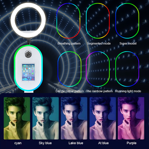 Nouveau design de photomaton de mariage, coque ovale pour appareil photo reflex numérique, support pour <span class=keywords><strong>iPad</strong></span>, photomaton pour <span class=keywords><strong>iPad</strong></span>, diffusion en direct, selfie, photomaton reflex numérique pour <span class=keywords><strong>iPad</strong></span> - Product Image 2