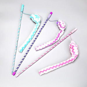Plastic <b>Cat</b> Teaser Plush Long-tailed Mouse <b>Interactive</b> Grinding <b>Toy</b> for Pets - Product Image 2