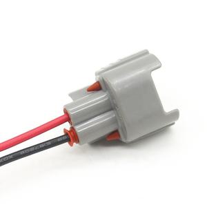 สายรัดหัวฉีดน้ำมันเชื้อเพลิงไฟฟ้า BC-124 15ซม. ขั้วต่อตัวเมีย2ขาสำหรับรถยนต์โตโยต้านิสสันแบบกำหนดเอง - Product Image 5