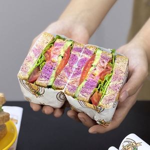 Custom Logo Printed Food-Grade Greaseproof Bake <b>Wrapping</b> <b>Paper</b> Hamburger & Deli Packaging PE Coated Pulp for Cake & Cake Use - Product Image 6