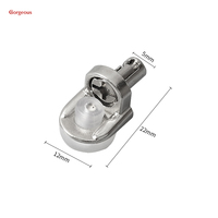 Magnifiques clips d'étagère d'armoire en métal en forme de L supports de support d'étagère en verre de 5mm plaqués zinc pour armoires de cuisine