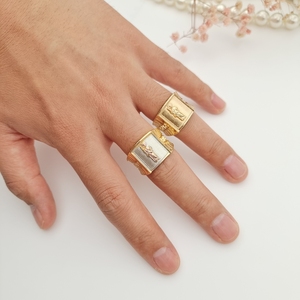 Anelli di Lusso Vintage Placcati in Oro 18k, Produzione Originale di Fabbrica - Product Image 2