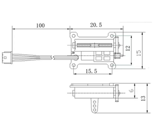 Micro servo numérique linéaire 1,5 g, servo RC ultra léger pour modèle d'avion et d'hélicoptère RC, 2 pièces - Product Image 3