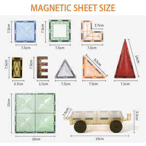 Juguetes Preescolares, Bloques Magnéticos 3D, Tableros de Construcción para Niños Pequeños, Juguetes STEM, Juguetes Magnéticos - Product Image 6