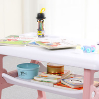 Ensemble Table et chaise ergonomiques en plastique pour enfants, meubles d'apprentissage, mise à jour, offre spéciale