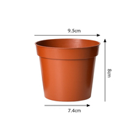 Vente en gros de pots de fleurs écologiques en plastique vert moderne pour pépinière Pot de jardin à usage domestique Design de support 35x12.5cm Macetas De