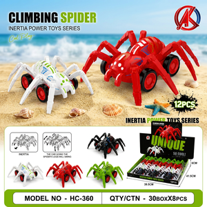 Voiture RC Araignée Grimpante à Inertie, Véhicule Jouet à Friction en ABS, Mini Voiture Cascadeuse à 8 Pattes pour Enfants - Product Image 1