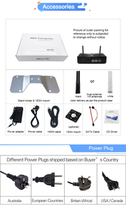 Mini <span class=keywords><strong>PC</strong></span> sin ventilador I7 4500U I5 7200U I3 7100U Win10 Pro ordenador DDR4/<span class=keywords><strong>DDR3</strong></span> VGA Wifi Lan Mini <span class=keywords><strong>PC</strong></span> para quiosco - Product Image 6