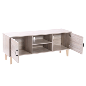 Living Room Furniture High Gloss Wood Wall Hanging Floating TV Cabinet for Sale TV Stand Wooden Tv Table Natural Wood Color