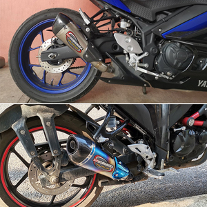 Scarico Moto modificato fuga Moto per GSR600 R6 Z900 Dirt Bike PCX 125 FZ6 G310GS CB600F MT 03 Tmax 530 carbonio <span class=keywords><strong>silenzio</strong></span> - Product Image 6