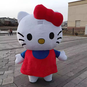 Gran oferta desfile en movimiento inflable Kitty Cat mascota <span class=keywords><strong>disfraz</strong></span> personaje <span class=keywords><strong>de</strong></span> dibujos animados Kitty CAT mascota traje para la venta - Product Image 1