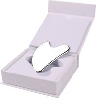 Planche Gua Sha en métal, acier inoxydable 304, outil de raclage facial pour le lifting de la peau, le décongestionnement et le massage corporel