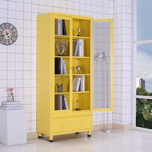 <span class=keywords><strong>2020</strong></span> Offre Spéciale bureau utilisé porte en verre classeur en acier 2 portes armoire de rangement de fichiers en métal - Product Image 5
