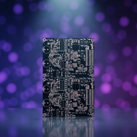 Fabricación de Placas PCB FR4 de 6 Capas Personalizadas con Material de Alto TG y Contactos Dorados para Comunicación en Red