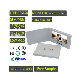 ขายตรงจากโรงงาน หนังสือโฆษณา หนังสืออวยพร หนังสือภาพ LCD โบรชัวร์ธุรกิจ วิดีโอการ์ดแต่งงาน - Product Image 1
