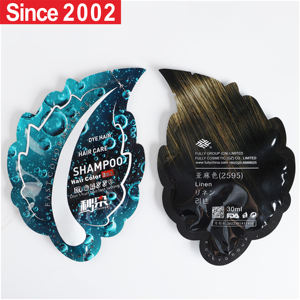 Kit de coloration capillaire en mousse semi-permanente facile à utiliser, vente en gros d'usine, couleur de cheveux noire, shampoing - Product Image 4