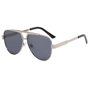 Superhot Eyewear 24461 2025 Lunettes de soleil à monture en métal pour hommes, verres dégradés UV400, <span class=keywords><strong>design</strong></span> carré sans monture pour vêtements d'extérieur - Product Image 2