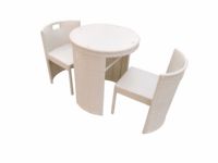 Platz sparen Outdoor PE Wicker wasserdicht Kaffee Sofa Stühle Gartenmöbel Patio Gartenmöbel Garten Sets Günstige Bistro Set