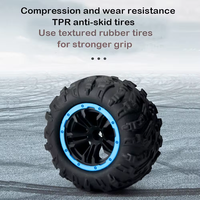 Coche de Juguete Todoterreno con Control Remoto 2.4G 1:18, 45 Grados, Tracción en Dos Ruedas, Recargable, para Escalar y Correr