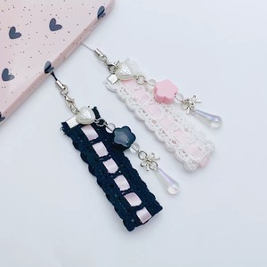 Cô Gái Ngọt Ngào Gió Nụ Lụa Vành Đai Mặt Dây Chuyền Điện Thoại Chuỗi Tai Nghe Trường Hợp Mặt Dây Chuyền Làm Bằng Nylon Bền - Product Image 6