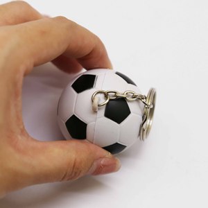 Porte-clés de football en PU, jouets anti-stress à presser, balles anti-stress - Product Image 2