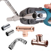 Pince à sertir hydraulique sans balais Baozun de haute qualité 21V 60N à poignée droite en acier allié, avec rebond automatique, pour câbles de 10-300mm