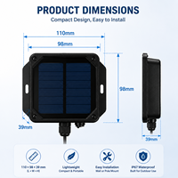 Analyseur de qualité de l'eau, système de surveillance en ligne multiparamètres pH DO EC Turbidité, capteur solaire LoRaWAN pour l'aquaculture