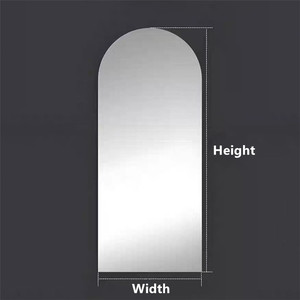 Tường hiện đại fogless chống sương nhà máy có thể điều chỉnh sàn lớn Gương đèn cong LED gương cho Pilates Studio - Product Image 6