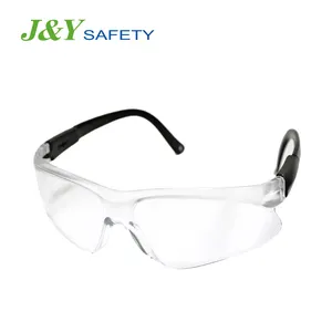 Lunettes de sécurité anti-buée et résistantes aux rayures de haute qualité avec cadre PC et lentille en polycarbonate pour la protection des yeux