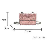 Sac de soirée à sequins personnalisé avec logo, pochette pour femme, sac à lèvres, idéal pour les promotions, boutiques, cadeaux, marque privée, vente en gros, directement de l'usine