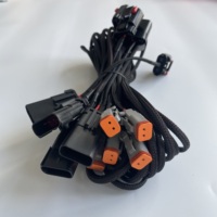 Kustom Deutsch DT 2 3 4 6 8 12Pin Kawat Listrik Otomatis Konektor Tahan Air Perempuan Kabel Harness Perakitan Laki-laki