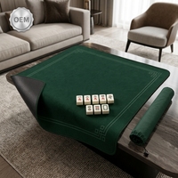 Tapis de jeu moderne en caoutchouc antidérapant et imperméable pour Mahjong, Poker, Domino, Cartes et Jeux de Plateau - Vente en Gros