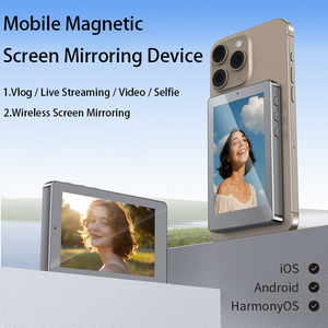 Monitor de Alta Calidad para Selfies, Pantalla Magnética Inalámbrica para Transmisión en Vivo desde la Cámara Trasera del Teléfono - Product Image 1