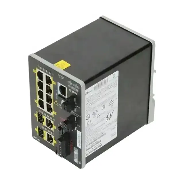 IE2000 serisi 4 portlu SFP, 2 portlu GE SFP uplinks ve LAN Lite Switch IE-2000-4S-TS-G-L