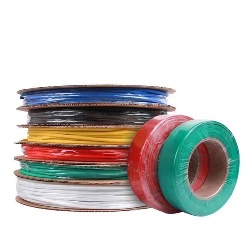 Heat Shrink Tube PVC 1/2/3/4/5/6/8/10mm 2:1 Heat Shrink Tubing Black Red Blue Green Insulated Shrinkable Wire Cable Sleeves