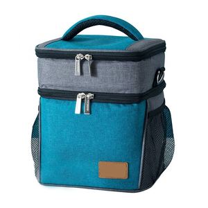 Freezable Best Seller Insulated Zip Closure Foldable Tote Lunch Cooler Bag - Product Image 5