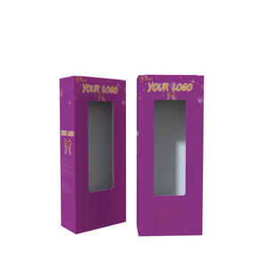 Fabricant d'emballage de cadeau de poupée bébé fille pliable personnalisé, boîte de papier d'emballage de jouets pour enfants avec fenêtre en PVC - Product Image 1